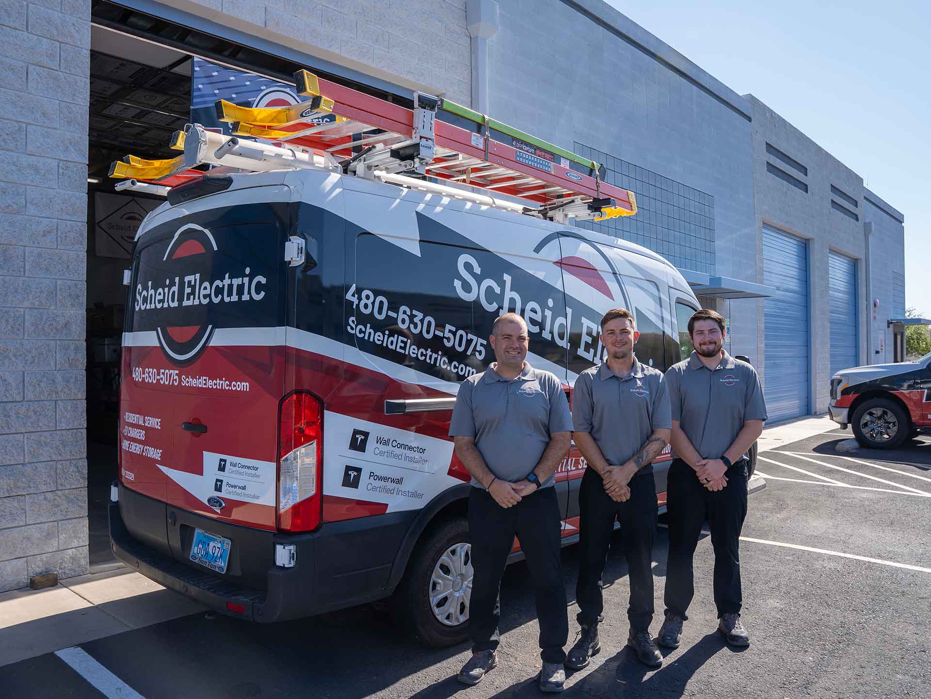 Schied Electric Electricians Van