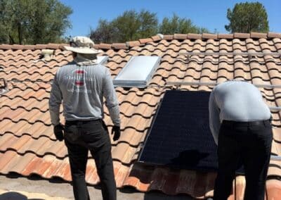 Solar Panel Job Install Queen Creek Team