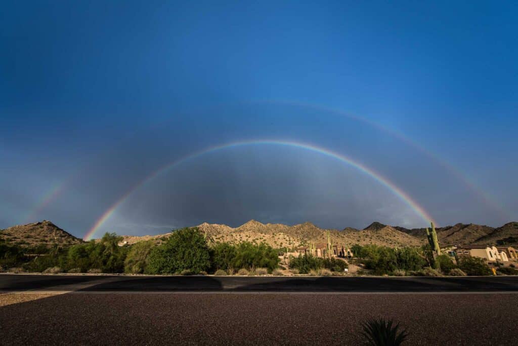 Queen Creek Rainbow After Monsoon