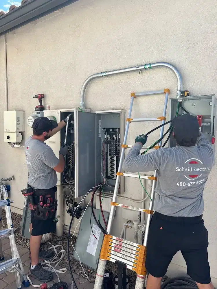 Scheid Electric Upgrading An Electrical Panel In Arizona