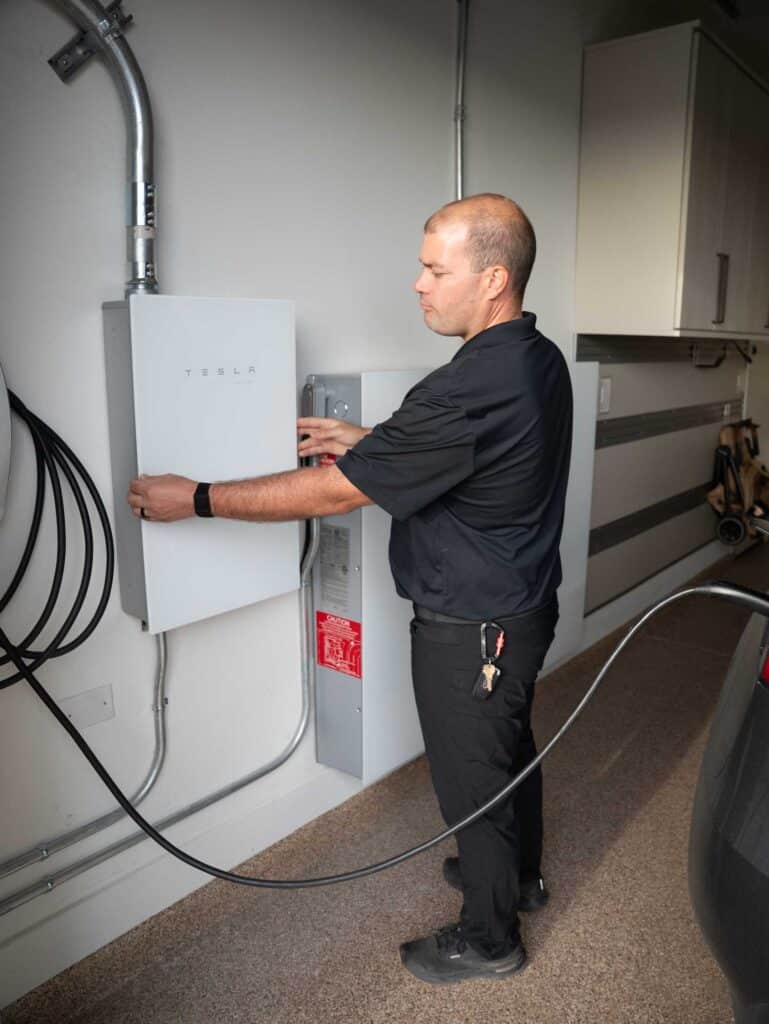 Scheid Electric Collin At battery storage panels